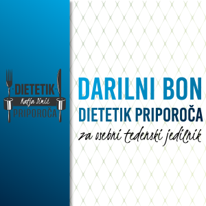 Darilni bon za osebni tedenski jedilnik
